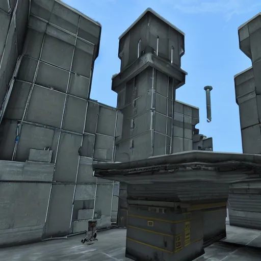 Prompt: the citadel from half life 2