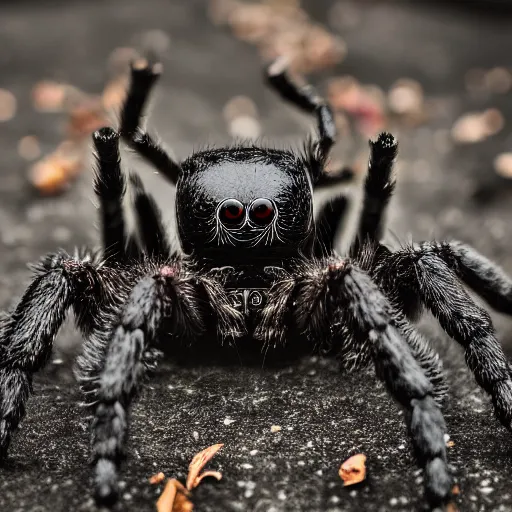 Prompt: photograph of a giant spider bear, 4 k, nikon d 8 5 0