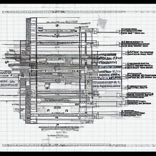 Prompt: beautifully detailed engineering schematic of a temporal paradox in the style of edward tufte