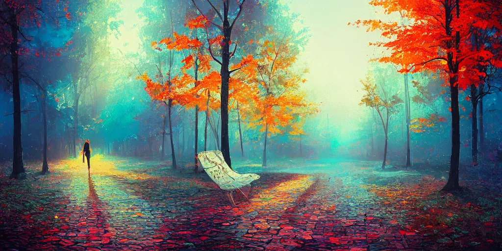 Prompt: lost in a dream by alena aenami