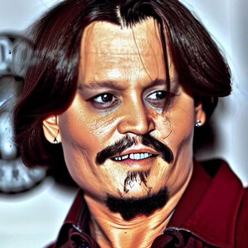 Image similar to Johnny Depp plays Jack Torrance in Shining