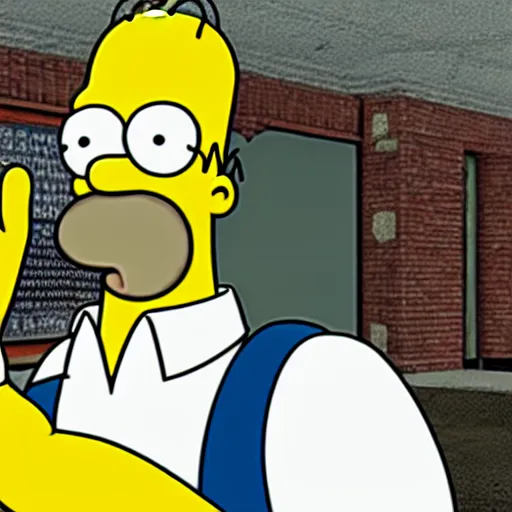 Prompt: Homer Simpson as a Grand Theft Auto 5 character