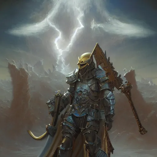 Image similar to paladin armor with cross, anthropomorphic shiba inu, shiba inu face, stuning 3 d render, masterpiece, glowing aura, by donato giancola and greg rutkowski and wayne barlow and zdzisław beksinski, realistic face