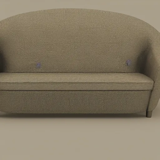 Prompt: a comfy sofa shaped like a pineapple, render, realistic photo