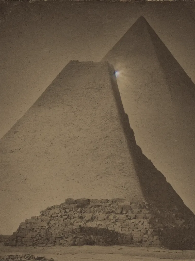 Prompt: sunset pyramid of djoser, 1 9 th century daguerreotypists, hyperdetailed