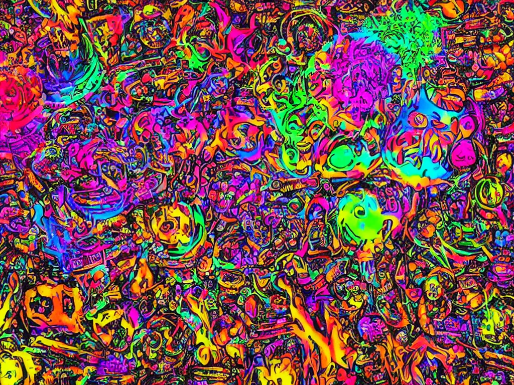 dmt, mdma, lsd super massive rave party | Stable Diffusion | OpenArt