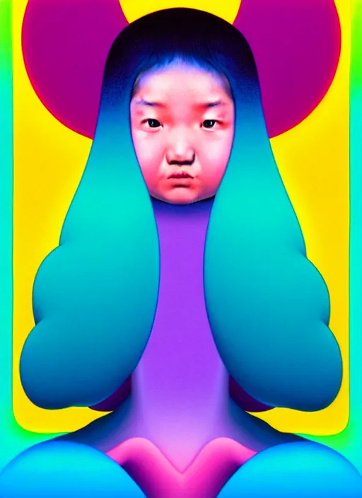 Prompt: cute girl by shusei nagaoka, kaws, david rudnick, airbrush on canvas, pastell colours, cell shaded, 8 k