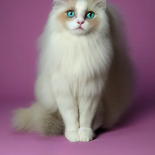 Image similar to portrait of a ragdoll