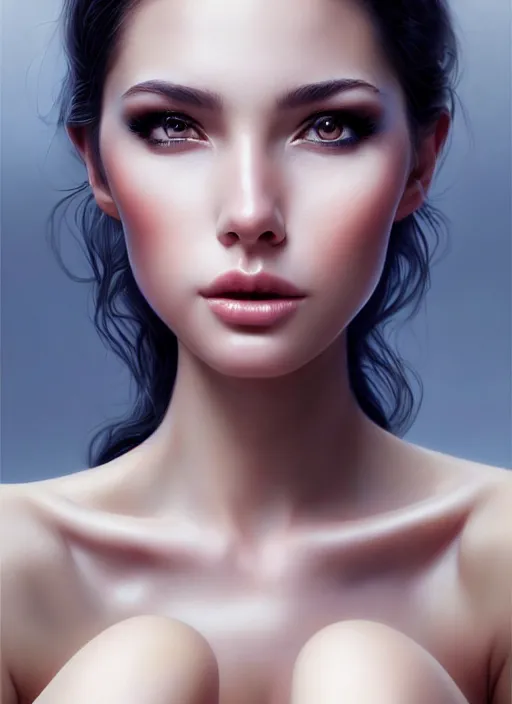 Image similar to a gorgeous female photo, professionally retouched, realistic, smooth face, perfect eyes, symmetrical, full body shot, wide angle, sharp focus on eyes, 8 k high definition, insanely detailed, intricate, elegant, art by artgerm