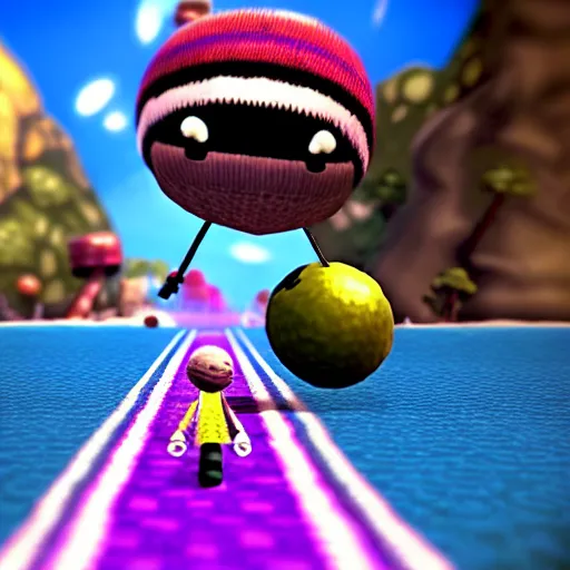 Prompt: little big planet | ps3 game | nostalgia