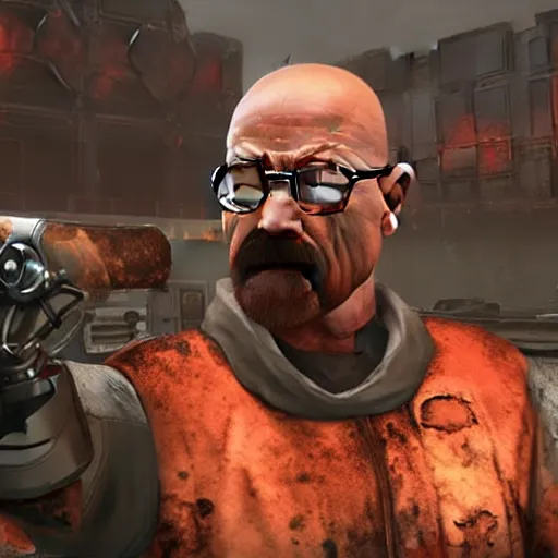 Image similar to Walter White in Doom eternal