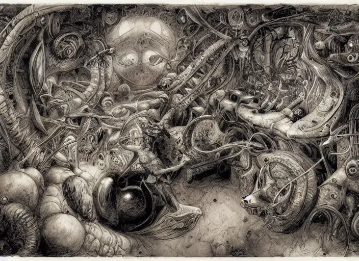 Prompt: a room by adonna khare and aaron horkey