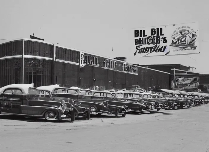 Image similar to big bill hell's cars, automobile dealership in baltimore, maryland