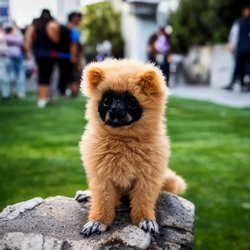 Prompt: LOS ANGELES, CA, USA-SEP 20, 2017: Just one of the most cute fluffy creatures that emerged from the opening of the Hellmouth