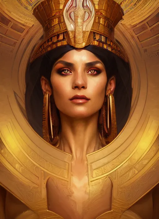 Prompt: close up portrait of noble khonsu, egyptian symbolism, elegant mummy by artgerm, cushart krenz, greg rutkowski, mucha. art nouveau. gloomhaven, swirly vibrant ripples, pale colors, sharp edges. ultra clear detailed. 8 k. elegant, intricate, octane render