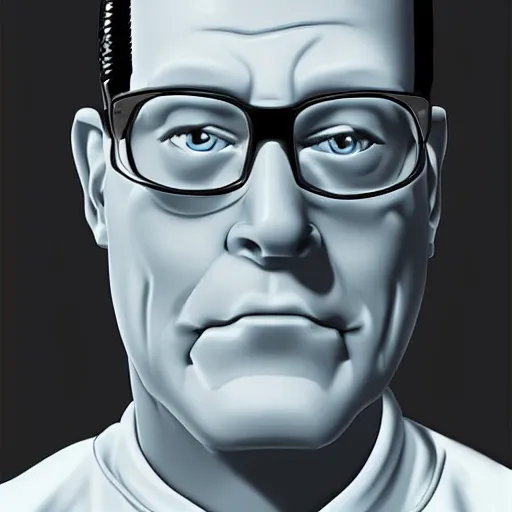 Prompt: highly detailed portrait of hank hill, realistic digital art