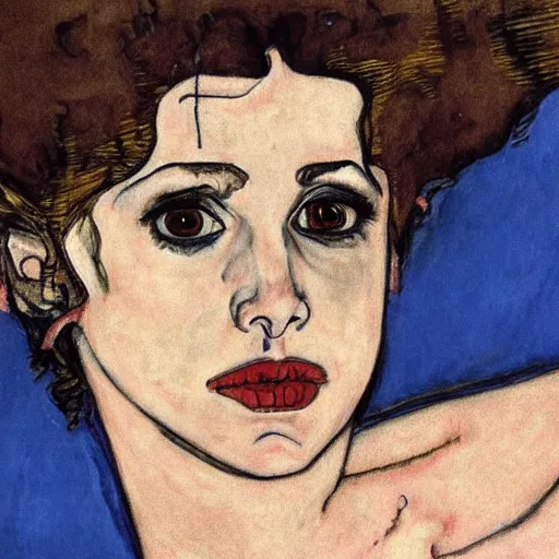 Image similar to sarah michelle gellar as buffy the vampire slayer, egon schiele