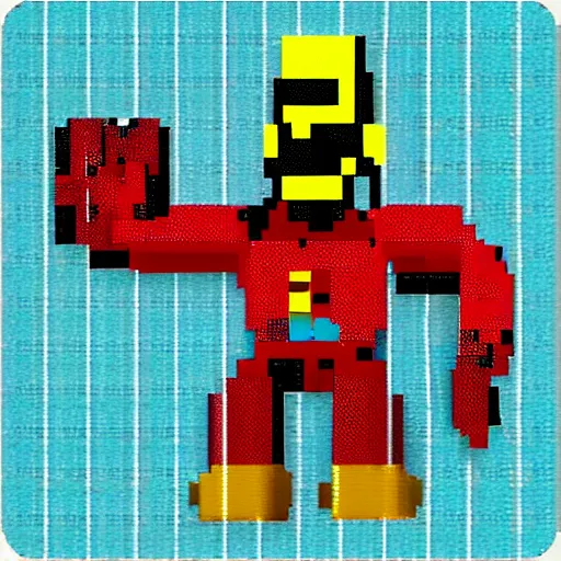 Image similar to super mario iron man powerup