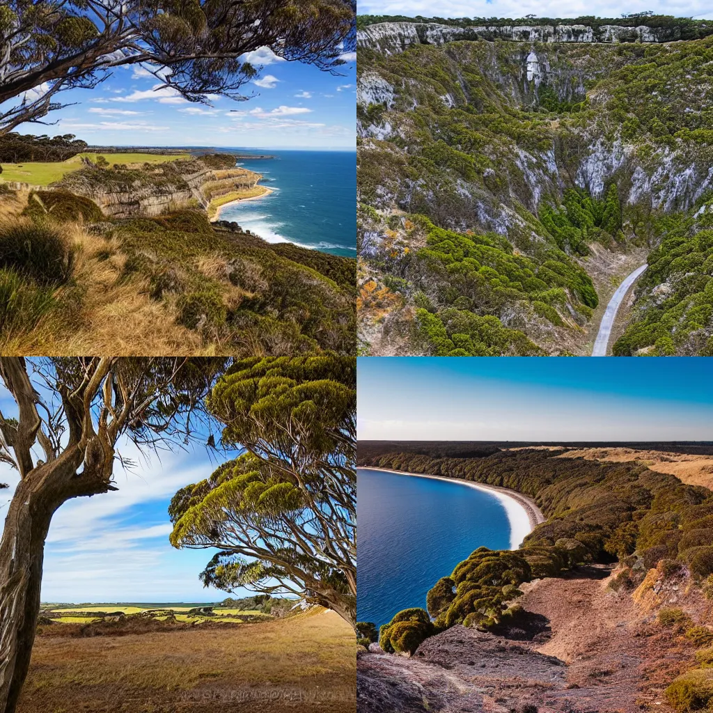 Prompt: mount gambier, south australia