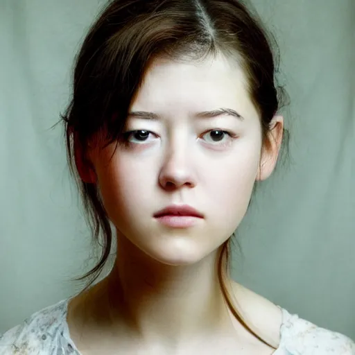 Image similar to a masterpiece portrait photo of a beautiful young woman who looks like a korean mary elizabeth winstead