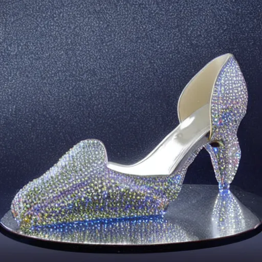 Image similar to a cyport cinderella with her crystal high heel - h 4 2 0