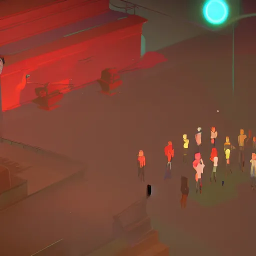 Prompt: oxenfree game screenshot