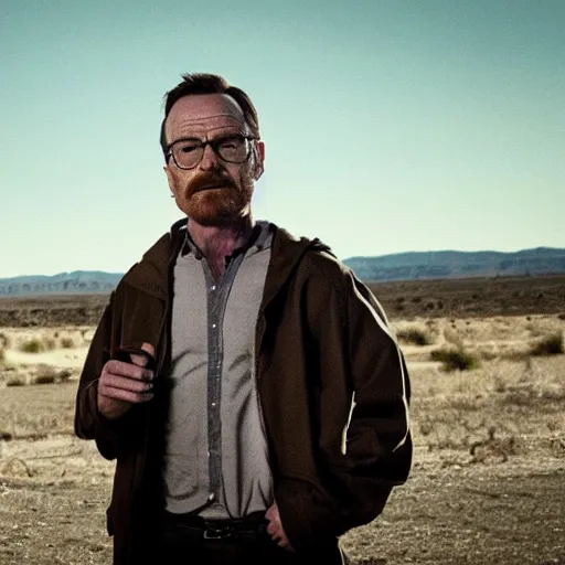 Image similar to Live Action Still of Bryan Cranston dressed as and playing Jesse Pinkman in Breaking Bad, real life, hyperrealistic, ultra realistic, realistic, highly detailed, epic, HD quality, 8k resolution, body and headshot, film still