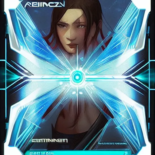 Prompt: 'A netrunner card'