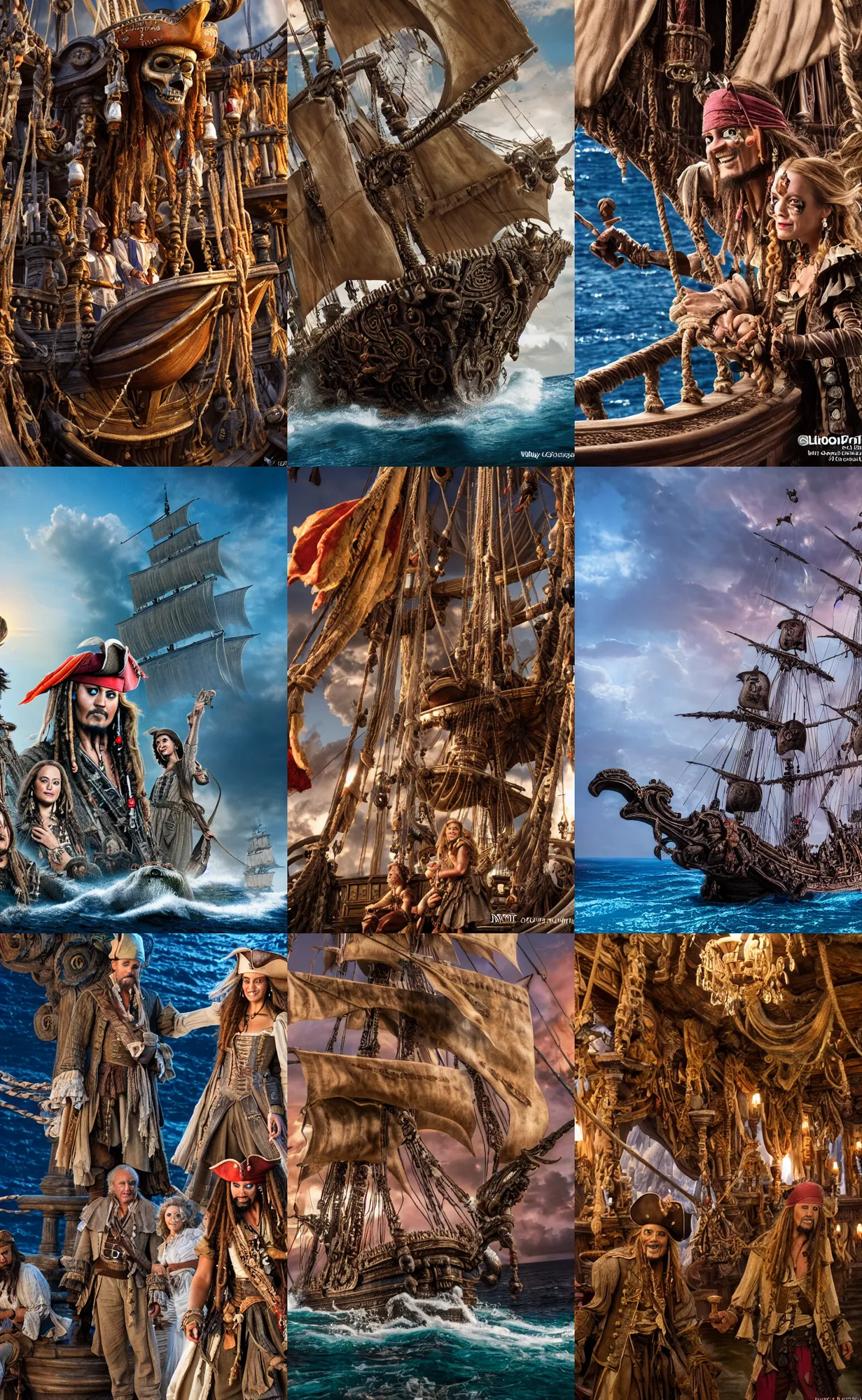 Prompt: photo of rom cruise in pirates of caribbean. highly detailed 8 k. intricate. nikon d 8 5 0 5 5 mm. award winning photography