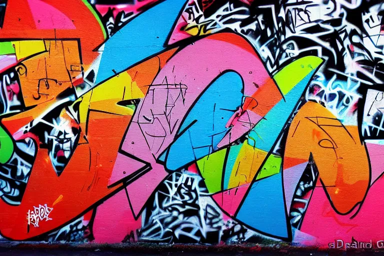 Prompt: abstract graffiti by dzine