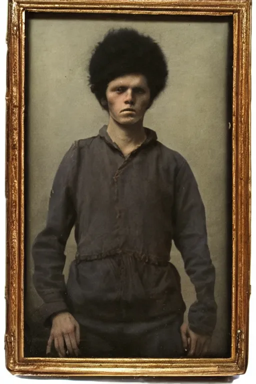Prompt: ultra realistic vintage photo portrait of a slavic man, by Annie Leibovitz and Francisco de Goya,