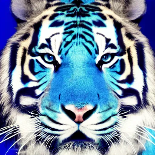 blue tiger wallpaper