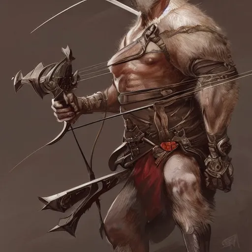 Prompt: rat warrior with a crossbow by Stanley Artgerm Lau, WLOP, Rossdraws, James Jean, Andrei Riabovitchev, Marc Simonetti, tranding on artstation