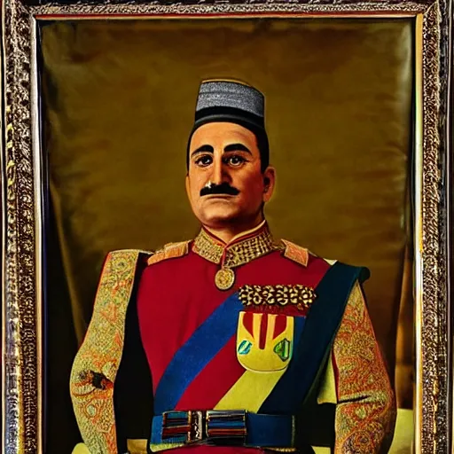 Prompt: portrait of a King of Kurdistan