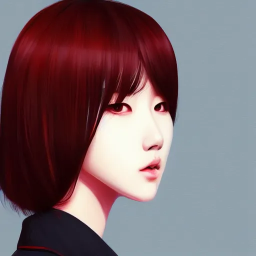 Image similar to jin from bts, elegant, ultra highly detailed, digital painting, smooth, sharp focus, artstation, art by Ilya Kuvshinov