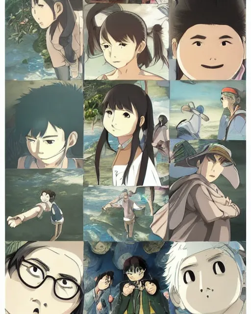 Image similar to fat otaku adventures, comic panels, graphic art, rgba, 8 k hd resolution, pinterest, dynamic character, 8 k character details, concept art, 8 k ultra realistic, intricate details, ultra detailed, reduce character duplication, in style of hayao miyazaki, by studio ghibli