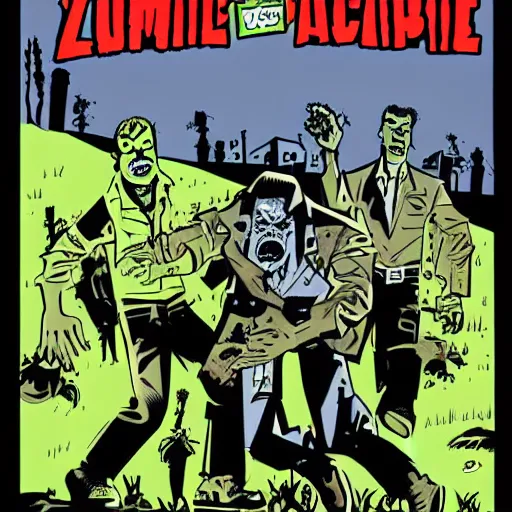 Prompt: zombie apocalypse by darwyn cooke, detailed