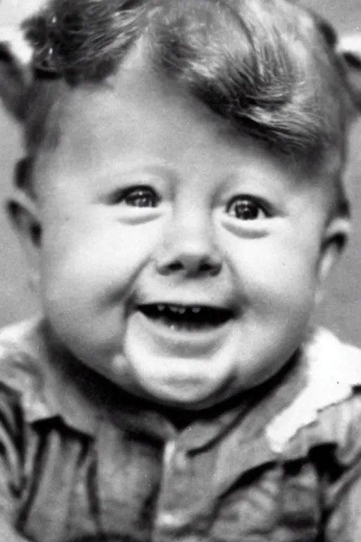 Image similar to mickey rooney as a baby