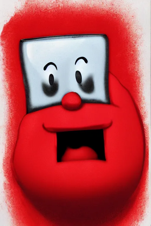 Image similar to a mugshot photograph of the kool - aid man. uhd hyperrealistic photorealisitc hyperdetailed detailed