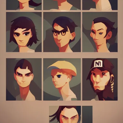 Image similar to face icon stylized minimalist nintendo, loftis, cory behance hd by jesper ejsing, by rhads, makoto shinkai and lois van baarle, ilya kuvshinov, rossdraws global illumination