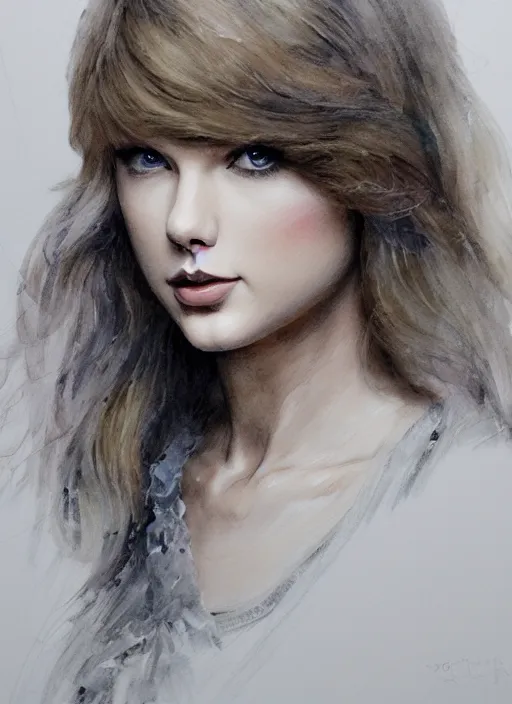 Image similar to portrait, Taylor Swift, watercolor, dramatic lighting, cinematic, establishing shot, extremely high detail, foto realistic, cinematic lighting, pen and ink, intricate line drawings, by Yoshitaka Amano, Ruan Jia, Kentaro Miura, Artgerm, post processed, concept art, artstation, matte painting, style by eddie mendoza, raphael lacoste, alex ross