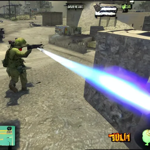 Image similar to Modern Warfare 2 tactical nuke called by Luigi in game screenshot