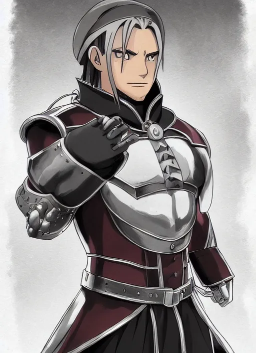 King Bradley from Fullmetal Alchemist Brotherhood with, Stable Diffusion