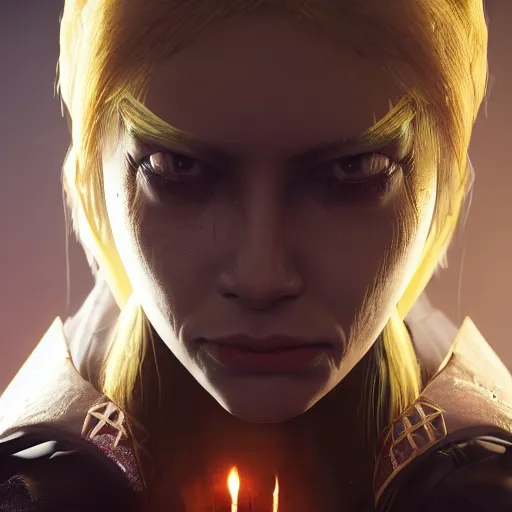 Prompt: portrait of a destiny 2 sad female warlock, 8 k, octane render, ultra detailed, realistic