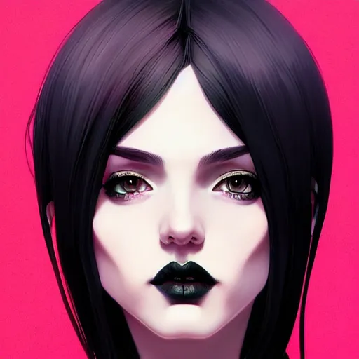 Prompt: a portrait of a beautiful goth woman, art by ilya kuvshinov and wlop and artgerm and josan gonzalez, digital art, highly detailed, intricate, sharp focus, trending on artstation hq, deviantart, pinterest, unreal engine 5, 4 k uhd image