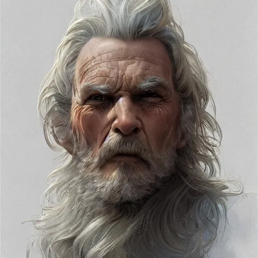 Image similar to ultra realistic illustration, bella thorne as old man, intricate, elegant, highly detailed, digital painting, artstation, concept art, smooth, sharp focus, illustration, art by artgerm and greg rutkowski and alphonse mucha