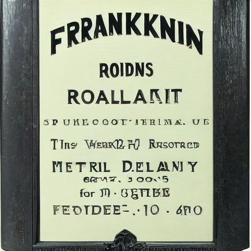 Image similar to Franklin Delano Roostervelt