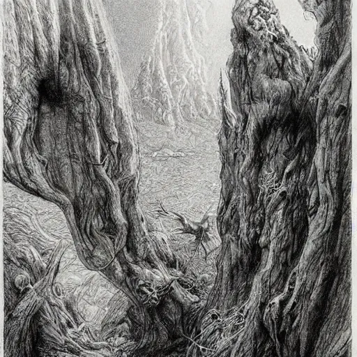 Image similar to 🌄🔥🍂🌨🪐🧙, comic art, alan lee, stan lee, illustration, jrr tolkien