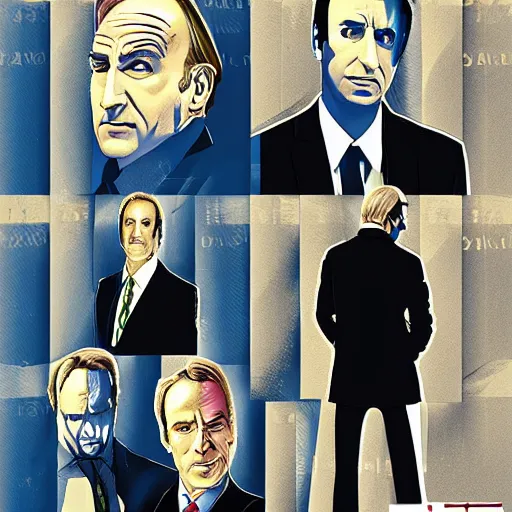 Image similar to better call Saul digital art