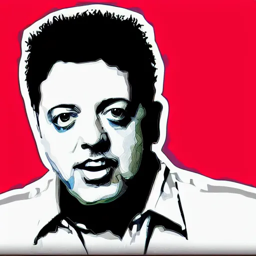 Prompt: billy joel digital art